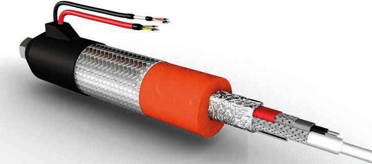 Обогревемые напорные шланги высокого давления с саморегулирующимся нагревательным кабелем
